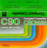 Compact Cassette:  Crown -  90