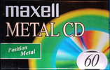 Compact Cassette: Maxell / Hitachi Maxell - Metal CD 60