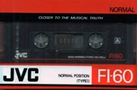 Compact Cassette JVC FI 60 Type I Normal 1988 North America