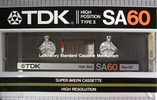 Compact Cassette: TDK  - SA 60