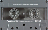 Compact Cassette Panasonic GX 54 "RT-GX54" Type I Normal 1989 Japan