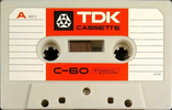 Compact Cassette: TDK  -  60