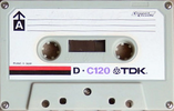 Compact Cassette TDK D 120 Type I Normal 1972 Europe, USA