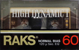 Compact Cassette: RAKS  - High Dynamic I 60