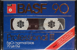 Compact Cassette: BASF  - Professional III 90