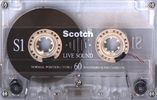 Compact Cassette Scotch S1 Live Sound 60 "S1-60 JM-0090-4293-9" Type I Normal 1993 Japan