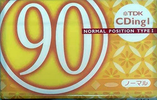 Compact Cassette TDK CDing 1 90 "CD1-90L" Type I Normal 2000 Japan