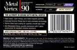 Compact Cassette: Maxell / Hitachi Maxell - Metal Vertex 90