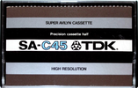 Compact Cassette: TDK  - SA 45