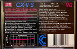 Compact Cassette: ICM  - CX-II-S 90