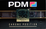 Compact Cassette: PDM Magnetics PDM - CD II 100