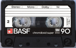 Compact Cassette: BASF  - Chromdioxid Super 90