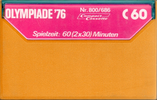 Compact Cassette:  Olympiade 76 -  60