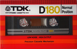 Compact Cassette: TDK  - D 180