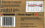 Compact Cassette: Permaton  - Chrom Super II 90