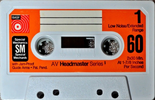 Compact Cassette BASF Headmaster Series 60 Type I Normal 1975 USA