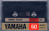 Compact Cassette Yamaha Music 60 Type I Normal 1982 Japan