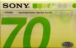 Compact Cassette: Sony  - CDix II 70