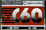 Compact Cassette: Unknown Audiosonic -  60