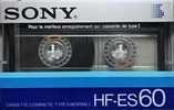 Compact Cassette: Sony  - HF-ES 60