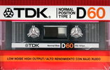 Compact Cassette: TDK  - D 60