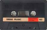 Compact Cassette Yamaha Music 60 Type I Normal 1982 Japan