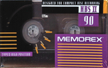 Compact Cassette: Saehan Memorex - HBS II 90