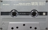 Compact Cassette: Sony  - Metal Select 90