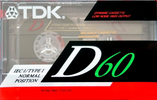 Compact Cassette: TDK  - D 60