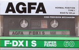 Compact Cassette: AGFA  - F-DX I S 60