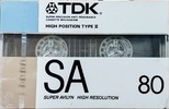 Compact Cassette: TDK  - SA 80