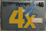 Compact Cassette Fuji Range 4X 46 Type II Chrome 1977 Japan