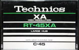 Compact Cassette: Matsushita Technics - XA 45