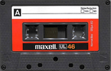 Compact Cassette Maxell UL 46 Type I Normal 1980 Europe