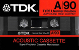 Compact Cassette: TDK  - A 90