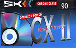 Compact Cassette: Sunkyong Magnetic Limited (SKM) SKC - CX II 90