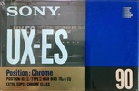 Compact Cassette Sony UX-ES 90 "UX-ES90c" Type II Chrome 1990 Europe