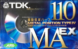 Compact Cassette: TDK  - MAEX 110