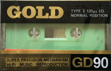 Compact Cassette:  Gold -  90