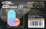 Compact Cassette: TDK  - CD Power 110