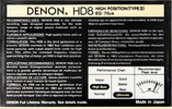 Compact Cassette: Nippon Columbia / Denon Denon - HD8 100