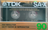 Compact Cassette: TDK  - SA-X 90