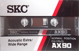 Compact Cassette: Sunkyong Magnetic Limited (SKM) SKC - AX 90