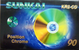 Compact Cassette: Unknown Sunkai - KR2-CD 90