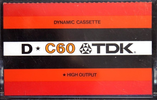 Compact Cassette: TDK  - D 60