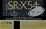 Compact Cassette: TDK  - SR-X 54