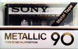 Compact Cassette: Sony  - Metallic 90