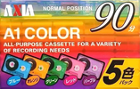 Compact Cassette: FUJI AXIA - A1 Color 90