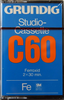 Compact Cassette: BASF Grundig - Studio-Cassette 60