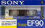 Compact Cassette: Sony  - Super EF 90